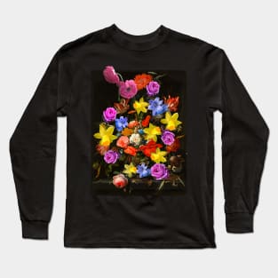 Spring Flowers in Still Life Long Sleeve T-Shirt